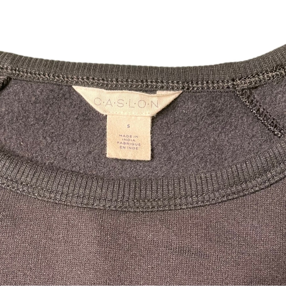 CASLON Sweatshirt Luck Irish Sequined Clover Size Small - Picture 4 of 6